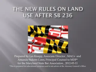 Regulations on Major and Minor Subdivisions in Maryland