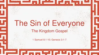 The Story of Sin in the Bible: Man's Desire to Be Like God