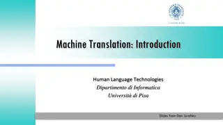 Machine Translation: Challenges and Solutions