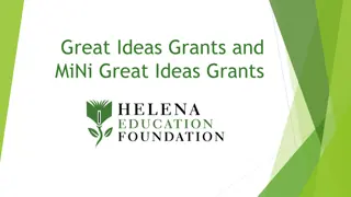 Helena School District Great Ideas Grants Program