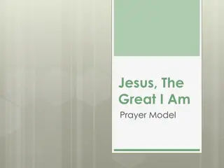 Reflecting on Jesus, the Great I Am: A Prayer Journey