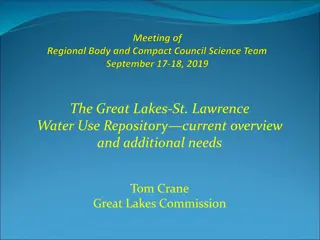 The Great Lakes-St. Lawrence Water Use Repository Overview