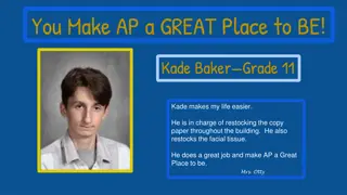 Heartwarming Student Recognitions at AP (Advanced Placement) Grade 11