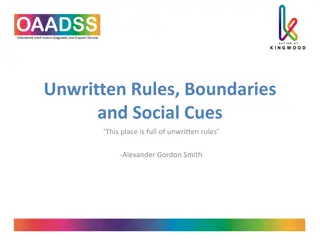 Understanding Unwritten Social Rules and Boundaries