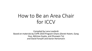 Guide on Being an Area Chair for ICCV