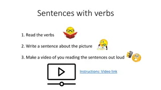 Fun with Verbs: Action-Packed Sentences