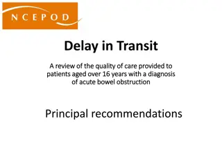 Review of Care for Patients with Acute Bowel Obstruction: Recommendations and Key Findings