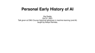 Early History of AI: Reflections on 1960s Innovations and Projects