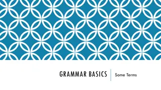 Essential Grammar Basics: Learn Key Terms for Better Writing