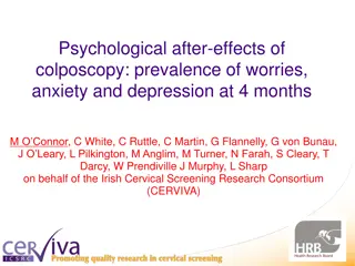 Psychological After-Effects of Colposcopy: Prevalence of Worries, Anxiety, and Depression at 4 Months