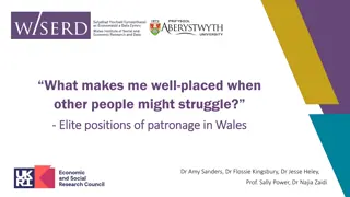 Elite Patronage and Power Relations in Wales: Research Insights