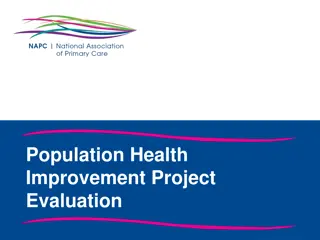 Population Health Improvement Project Evaluation - Impact and ROI Analysis