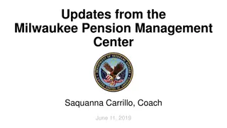 Updates and Contact Information from Milwaukee Pension Management Center