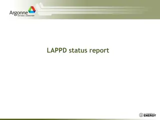 LAPPD System Status Report Summary