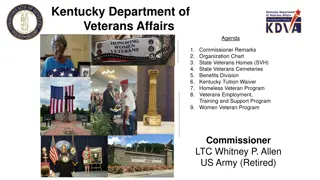 Kentucky Department of Veterans Affairs Overview