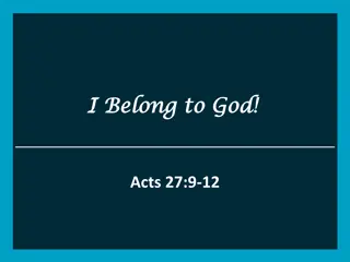 Finding Belonging at His Cross: Lessons from Acts 27 Journey