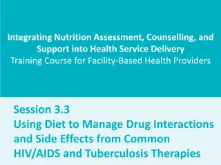 Managing Drug Interactions and Side Effects in HIV/AIDS and Tuberculosis Therapies