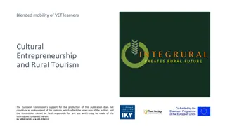 Blended Mobility of VET Learners in Cultural Entrepreneurship and Rural Tourism