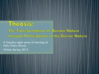 Deification: Theosis and Monastic Synthesis in Early Christian Thought