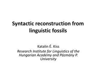 Syntactic Reconstruction from Linguistic Fossils in Uralic Languages