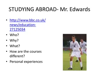 Exploring Opportunities: Studying Abroad with Mr. Edwards