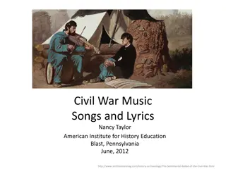 The Impact of Music During the Civil War