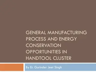 Energy Conservation Opportunities in Hand Tool Manufacturing Process