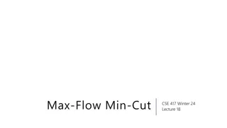 Max-Flow and Min-Cut Problems in Graph Theory