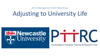 Mind Management Skills Workshops for University Students