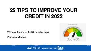 Tips to Improve Your Credit in 2022