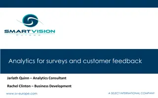 Utilizing Surveys and Feedback Data for Predictive Analytics