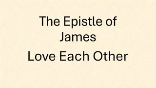 The Epistle of James: Encouraging Genuine Faith and Unity among Jewish Christians