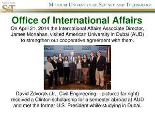 Recent Updates and Achievements in International Affairs and Studies