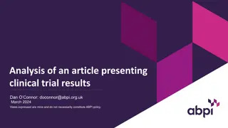 Analyzing Clinical Trial Results for Rare Diseases: Challenges, Highlights & Missing Data