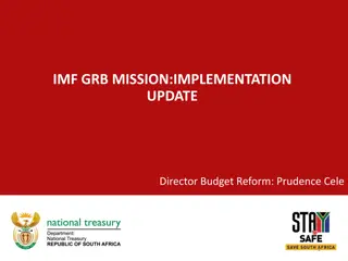 South Africa Gender Budget Initiative Progress Report