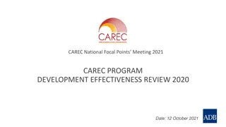 CAREC Program Development Effectiveness Review 2020 Summary