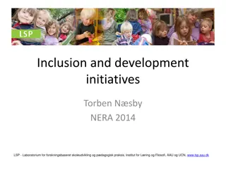 Inclusion and Development Initiatives in Educational Settings