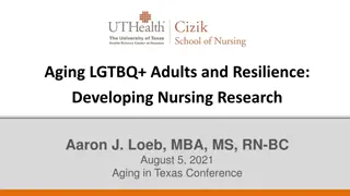 Resilience Among Aging LGBTQ+ Adults: Nursing Research Insights