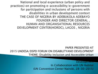 Enhancing Disability Inclusion Through ICT in Nigeria