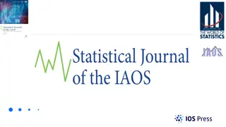 Statistical Journal of IAOS: Insights and Trends