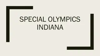 Special Olympics Indiana Health and Fitness Initiatives