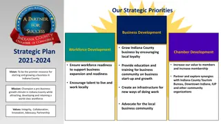 Strategic Development Plan for Indiana County Chamber of Commerce