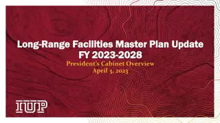 Indiana University Long-Range Facilities Master Plan Update Overview