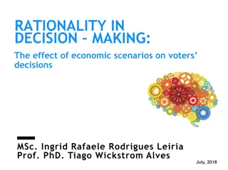 Analyzing Economic Scenarios' Impact on Voters' Decision Making