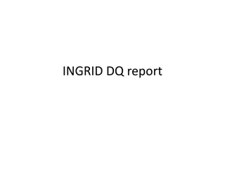 Ingrid DQ Report and MPPC Gain Analysis