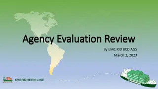 Evaluation and Action Plan Overview in Agency Business