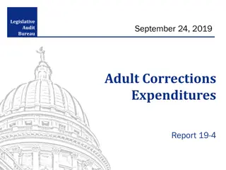 Audit Report on Adult Corrections Expenditures