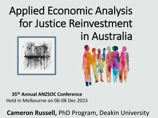 Addressing the Challenges of Justice Reinvestment in Australia