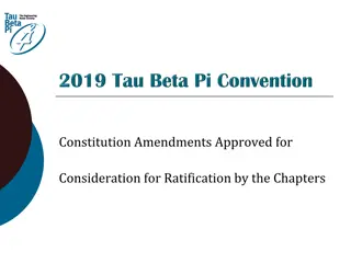 Proposed Constitution Amendments for Ratification