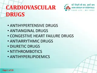 Cardiovascular Drugs: An Overview of Treatment Options